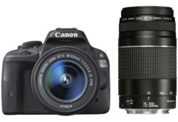 Canon - Digital SLR Camera - EOS 100D - 18-55mm & 75-300mm Lenses.